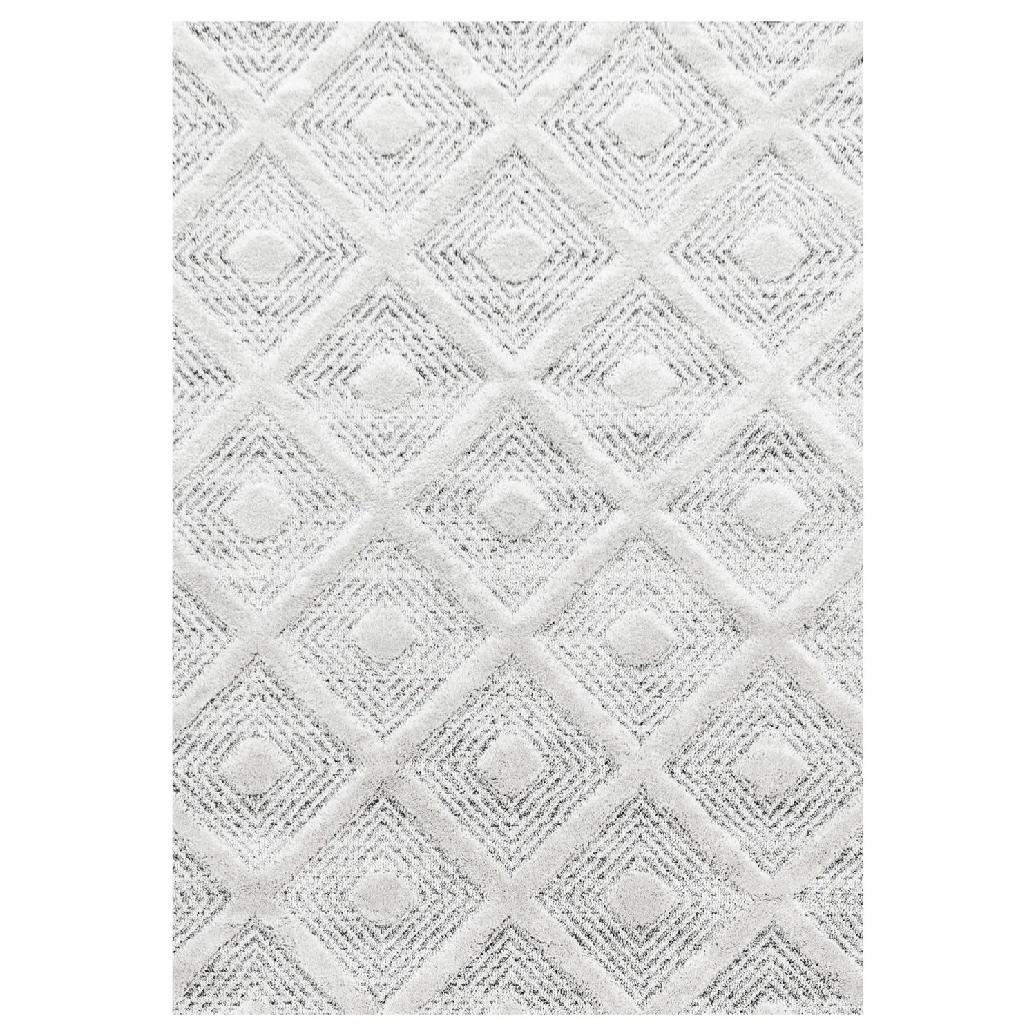 Ayyildiz Hochflorteppich Pisa 4707 Grau 200 cm x 290 cm