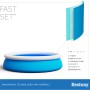 Blauer Bestway Fast Set Aufstellpool, Ø 183 cm, mit TriTech-Material Detail.