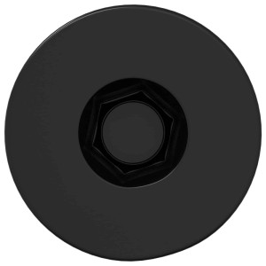 vidaXL Steckkappen-Schraube 12 Stk Schwarz M5 x 40 mm Eisen 864542