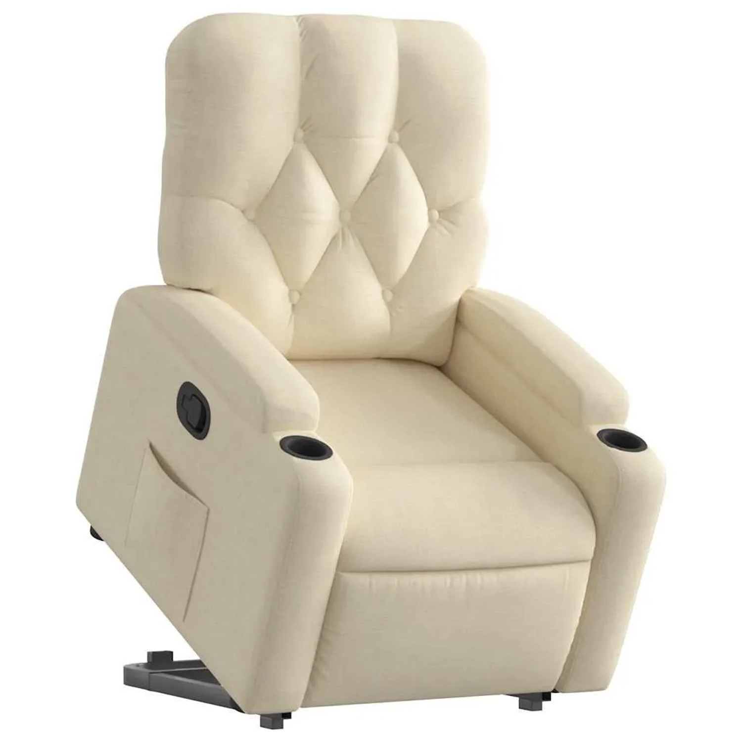 vidaXL Relaxsessel mit Aufstehhilfe Creme Stoff 3204719 günstig online kaufen
