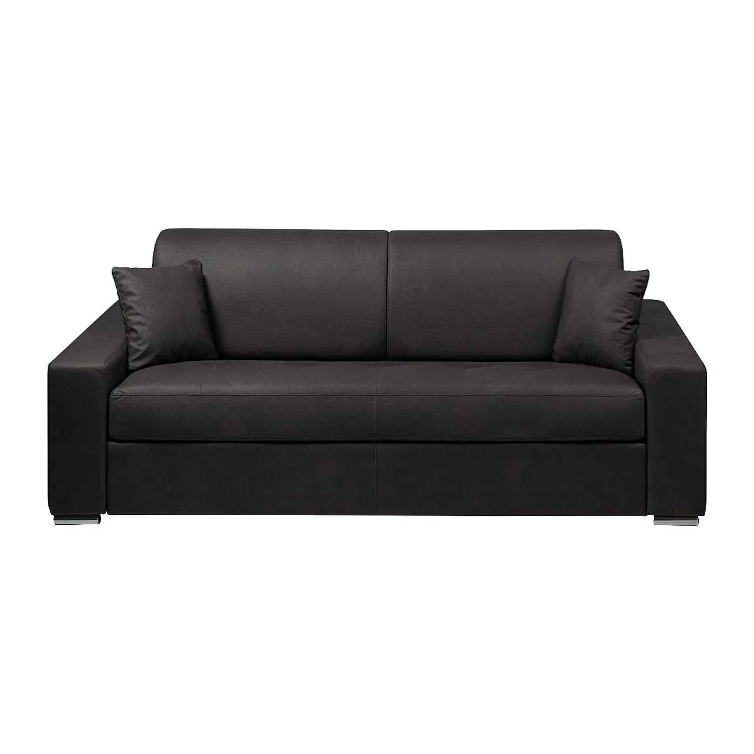 Vente-unique Schlafsofa Emir Anthrazitgrau 224 cm