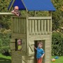 T&J Wandelemente für Spieltürme: 4er-Set mit Tür, Fenster und geschlossenen Elementen.