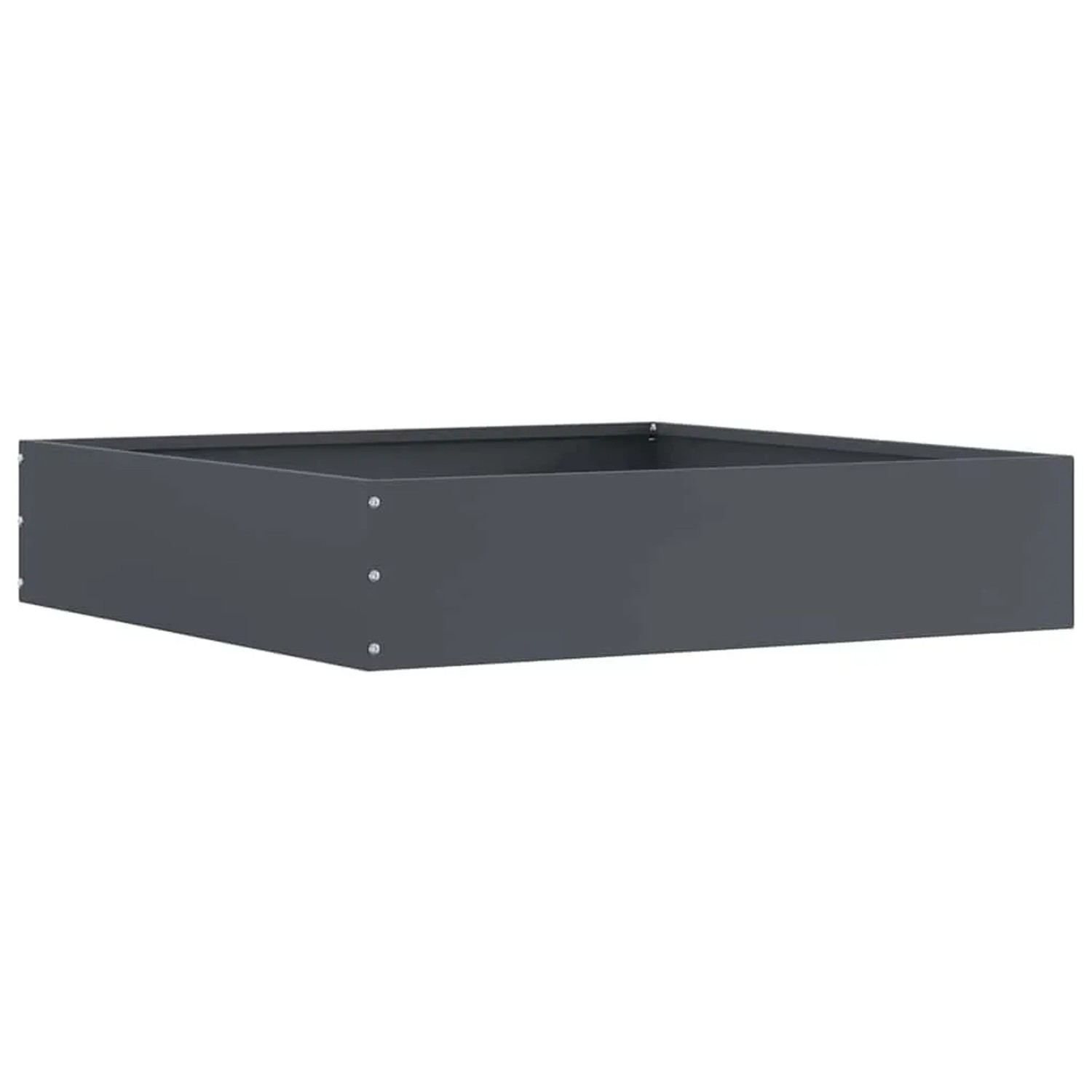 vidaXL Raseneinfassung Anthrazit 60 x 60 x 13 cm Stahl 874734