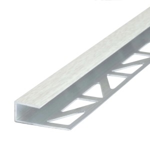 Dalsys Abschlussprofil, 100cm, Aluminium, Land Eiche Dekor, für Bodenbeläge wie Laminat.