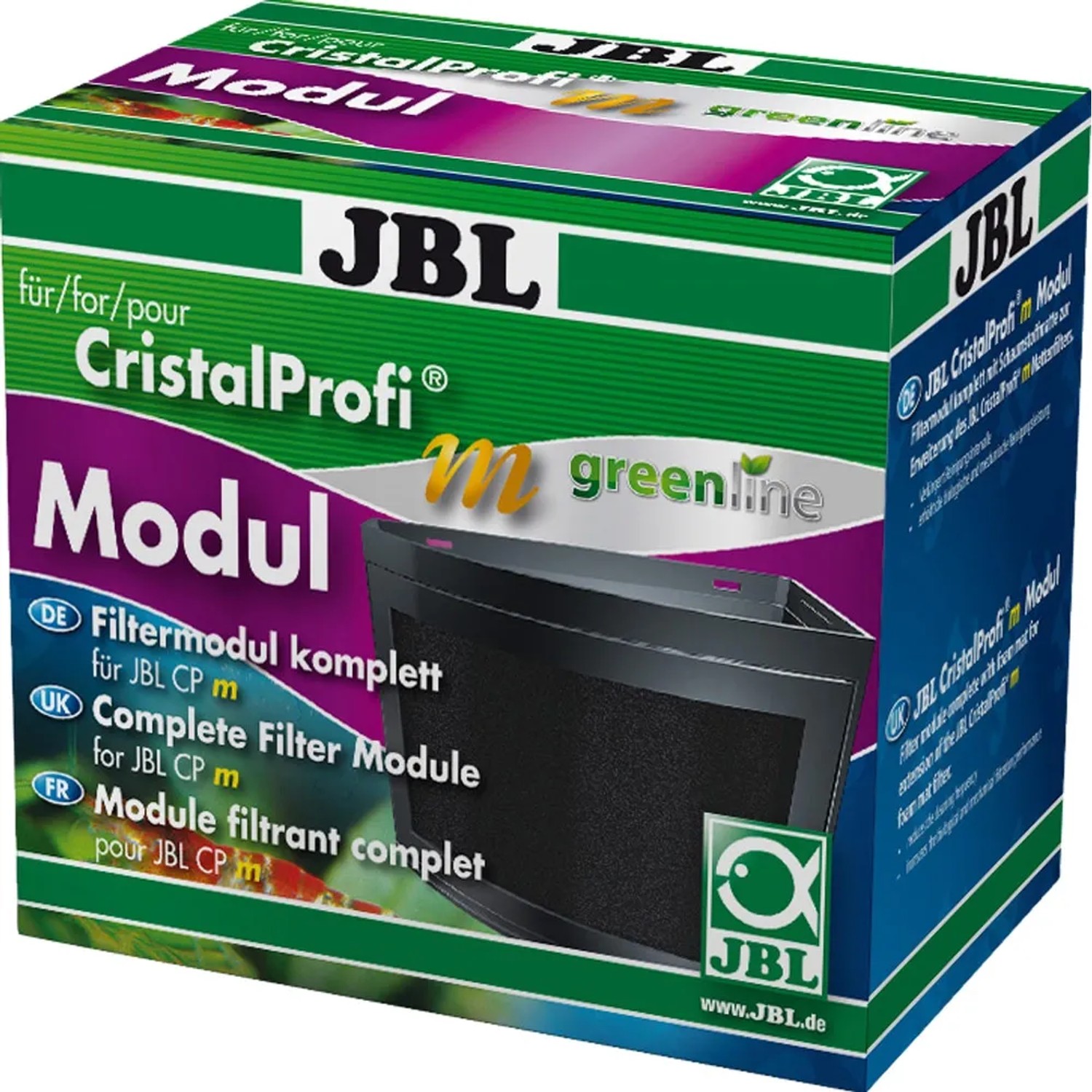 JBL CristalProfi m greenline Filtermodul in Originalverpackung. Aquarium-Ersatzteil zur Erweiterung des Innenfilters.