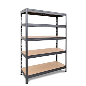 Ar Shelving Schwerlastregal, anthrazit, mit 5 Böden (180x120x45cm) für Keller, Garage oder Werkstatt.