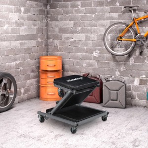 Relaxdays Montagerollbrett Stahl Schwarz Grau 2 in 1 Drehbar Belastbar 91 cm x 41 cm x 12 cm 5,4 kg