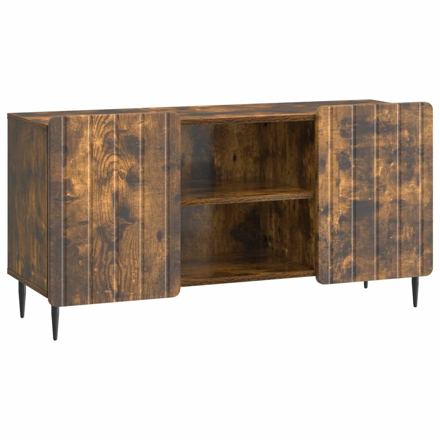 vidaXL TV-Schränk Geräucherte Eiche 102 x 34,5 x 52 cm Holzwerkstoff 894470