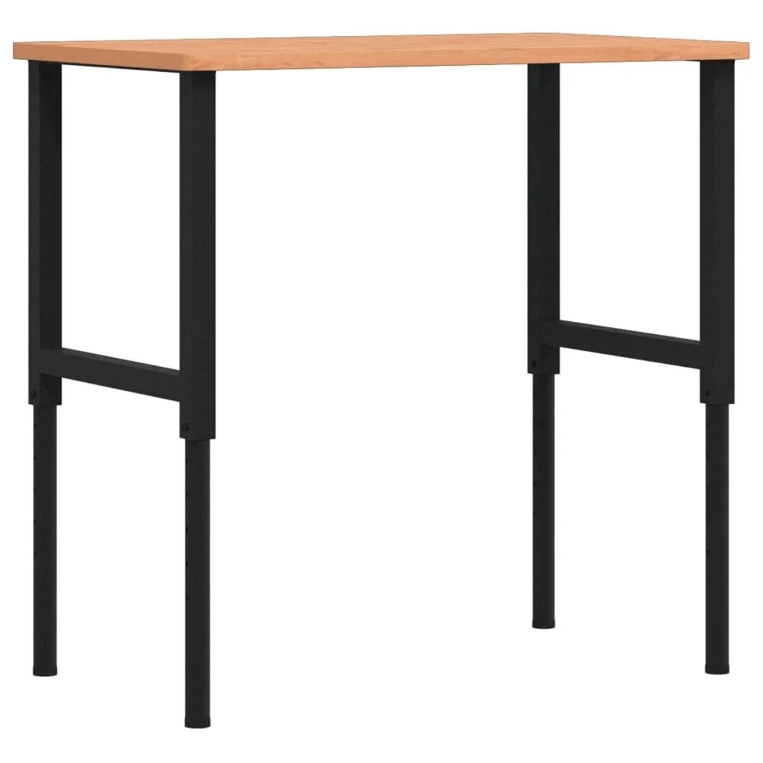 vidaXL Werkbank 100x60x71,5-98 cm Massivholz Buche Rechteckig 3309684
