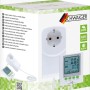 Schwaiger Energiekostenmessgerät mit Display zur Verbrauchsmessung, in Verpackung.