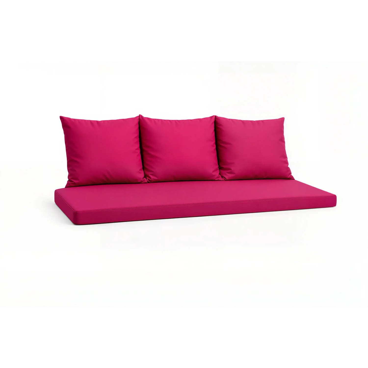 Setgarden Mix-Techno Gartenkissen Für Polyrattan Möbel 150×50×50 cm – Kissen Für 3 Sitzer Gartensofa 1tlg Rose