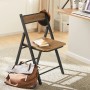 SoBuy Esszimmerstuhl Klappstuhl Küchenstuhl mit Lehne 46x80x48cm Vintage FST88-PF_2