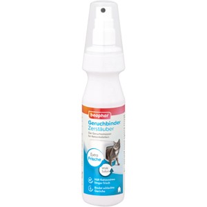 Beaphar Geruchsbinder Zerstäuber, 150ml Flasche zur Geruchsneutralisierung für Hunde und Katzen.