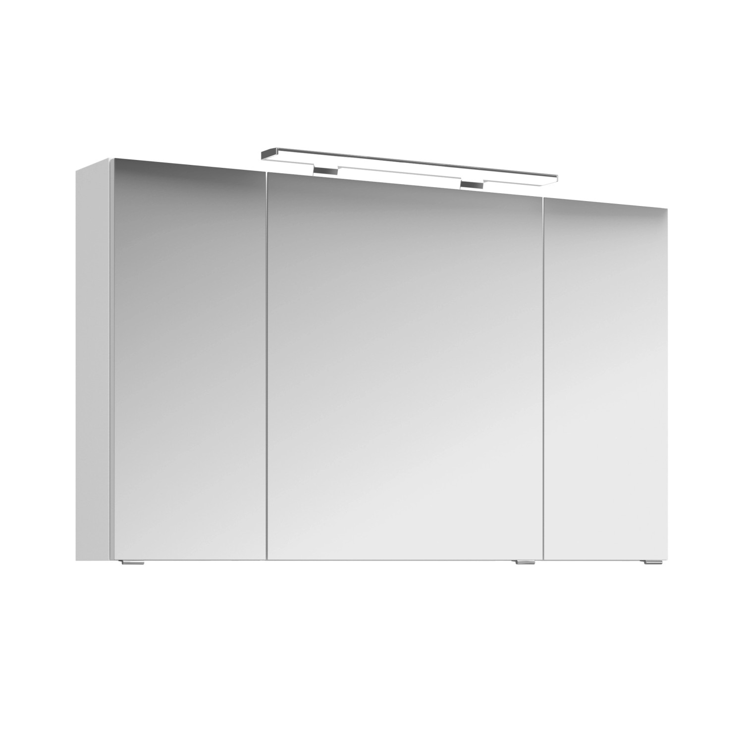 Pelipal Spiegelschrank Serie 4010 Weiß Glänzend 120 cm mit Softclose Türen