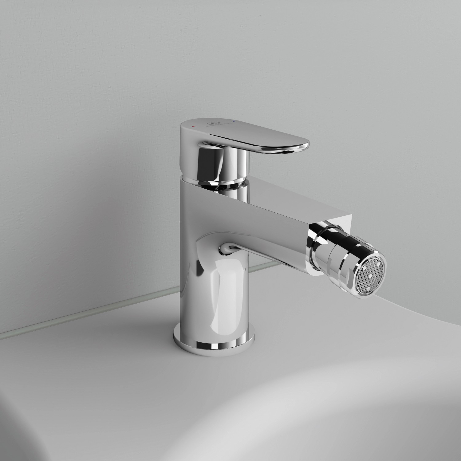 Ideal Standard Cerafine O Bidetarmatur in Chrom, moderne Badarmatur mit Wassersparfunktion.
