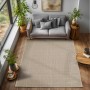 Beiger Ayyildiz Kurzflorteppich Loom 4300 (200x290 cm) im Wohnzimmer.