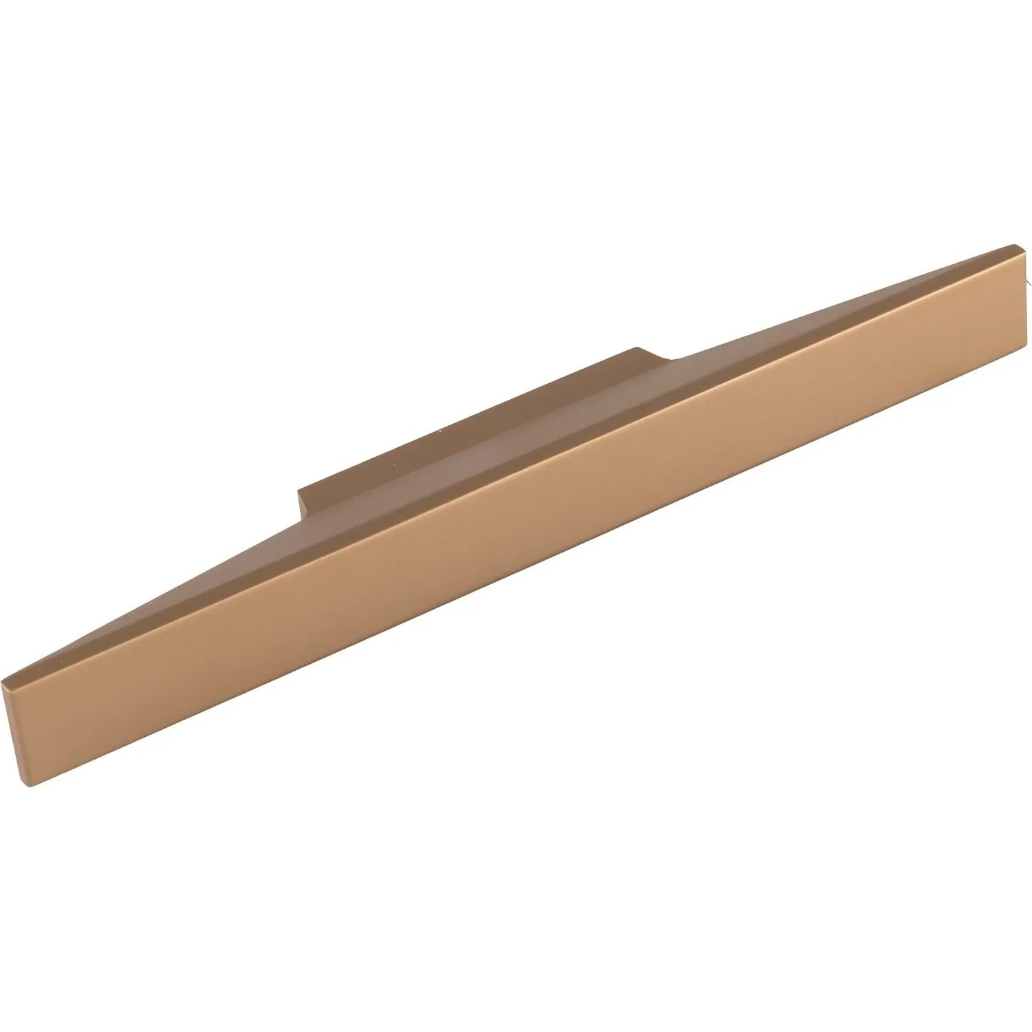 Furnipart Möbelgriff Facet La 32 mm Breite 156 mm Aluminium Messing Matt