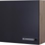 Flex-Well Hängeschrank Lara, 60 cm, Anthrazit und San Remo Eiche Dekor.