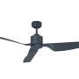 Graphitfarbener Lucci Air Deckenventilator mit drei Flügeln und Fernbedienung.