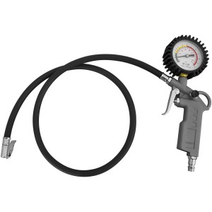 Güde Reifenfüller 12/1 m: Reifenfüller mit Manometer und Schlauch für Kompressoren.