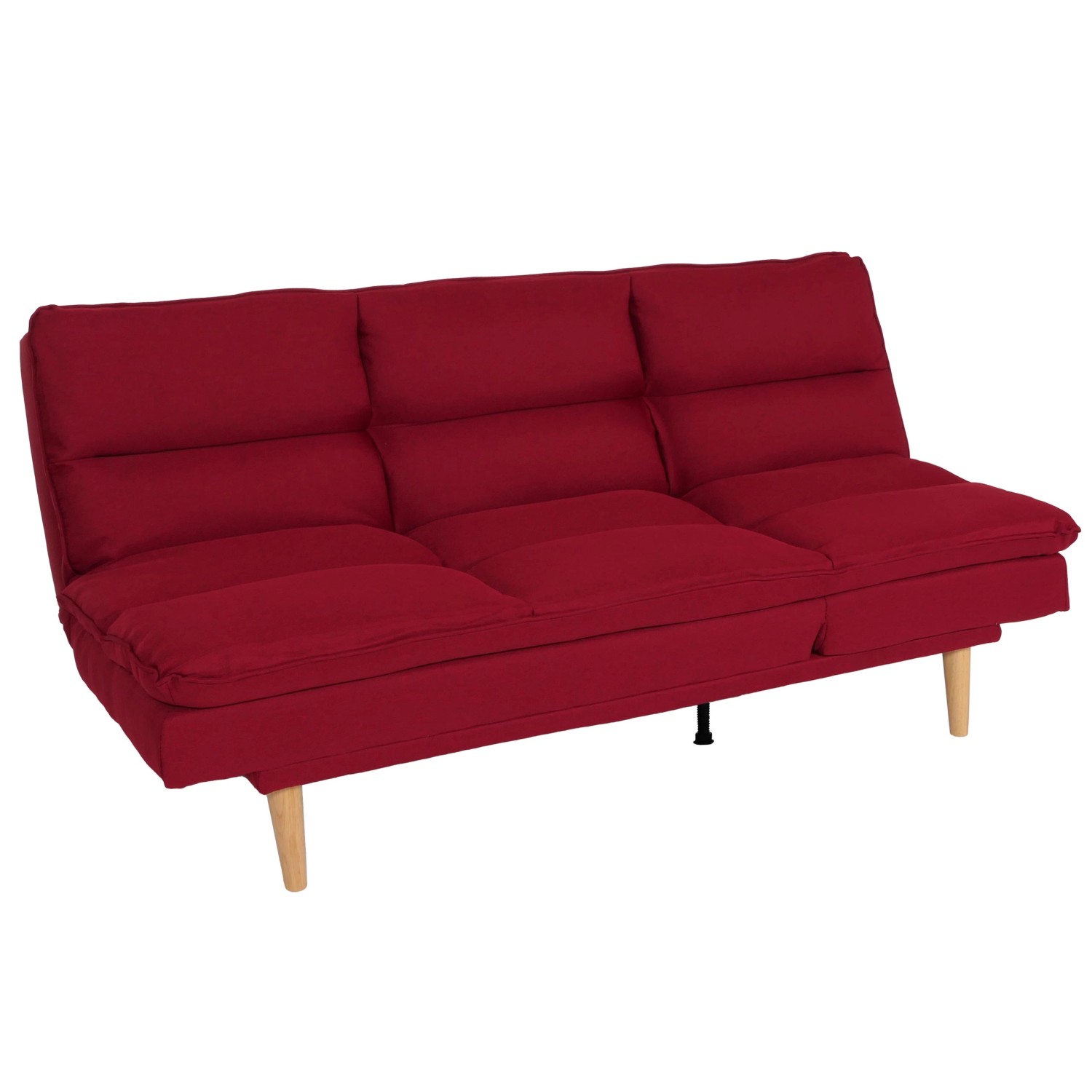 MCW Schlafsofa M79 Stoff/Textil Bordeaux günstig online kaufen