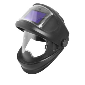 STAHLWERK Schweißhelm Master 3-in-1 mit klappbarem Visier, Zubehör für Kompressoren.