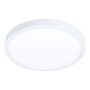 Weiße Eglo LED Deckenleuchte Fueva 5, Ø 28,5 cm, 20 W. Schlichte, runde Aufbauleuchte für Innenräume.