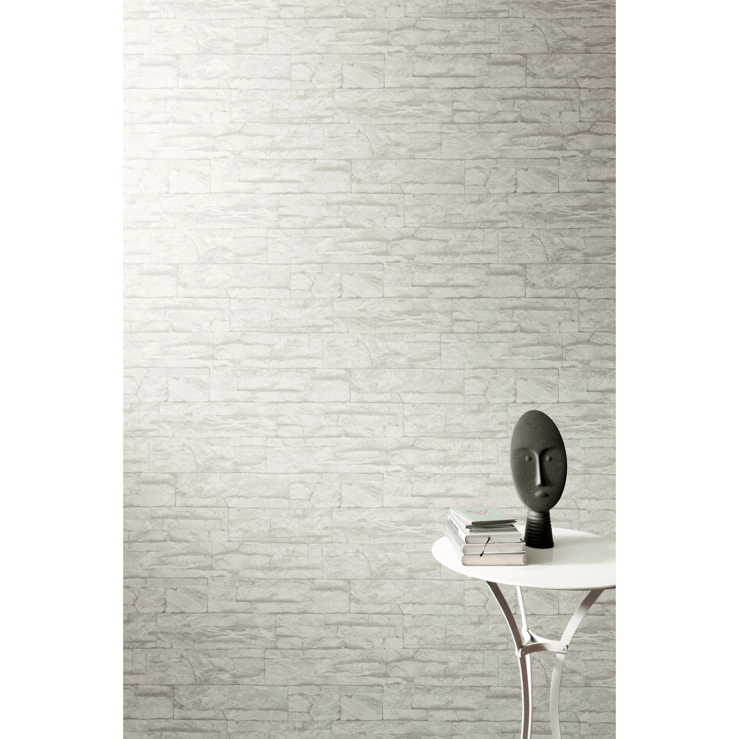 Vliestapete Naturals Stein Grau mit Steinmuster, passend zur Kategorie Dekorative Tapeten.