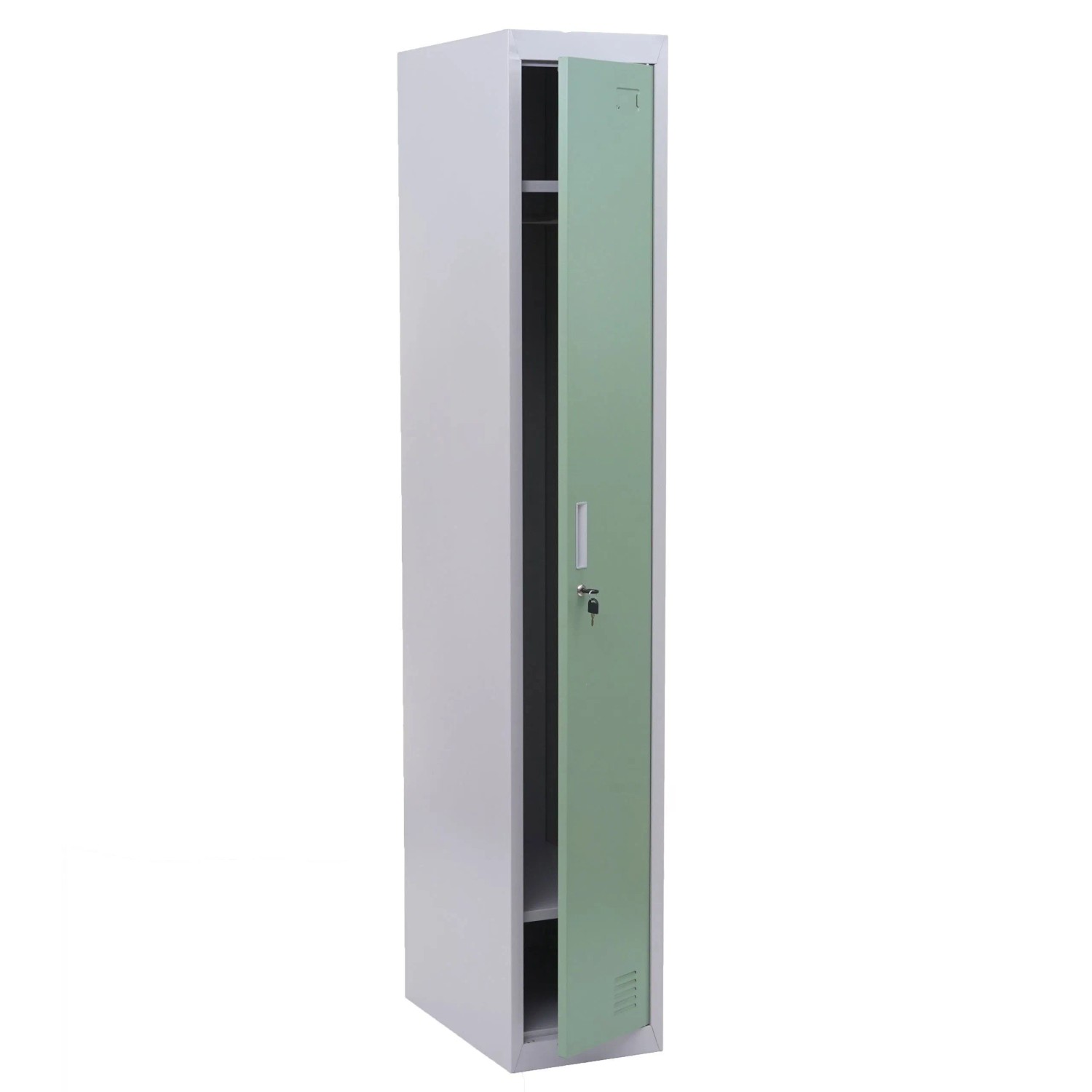 Proregal Spind Saturn HxBxT 180x30x50cm Metall  Mint-Grün Garderobenschrank günstig online kaufen