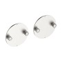 Keuco Klebe-Set Typ 2 Edition 90 für Badaccessoires: Zwei Montageplatten mit Schrauben.