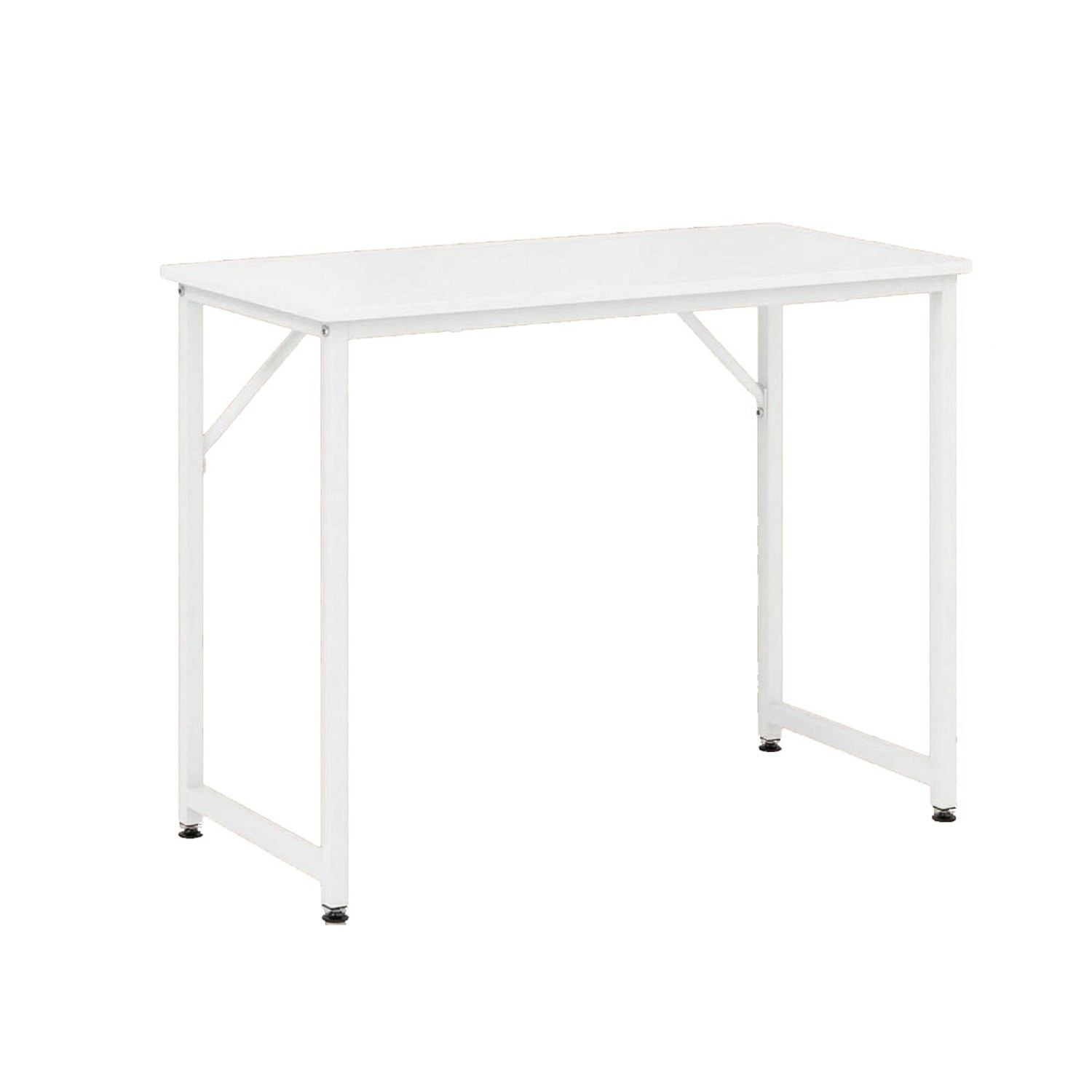 Costway Schreibtisch 100 x 50 x 77 cm Weiß günstig online kaufen