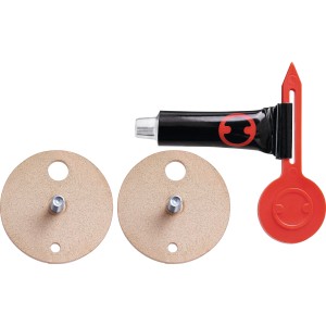 Tesa Power Kit Adapter-Set BK177-2 für Badartikel: 2 Adapter, Kleber, Inbus für Wandmontage ohne Bohren.