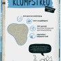 Sack Primox Klumpstreu 20kg mit Babypuderduft. Katzenstreu mit Hinweisen zu Saugfähigkeit und Geruchsbindung.