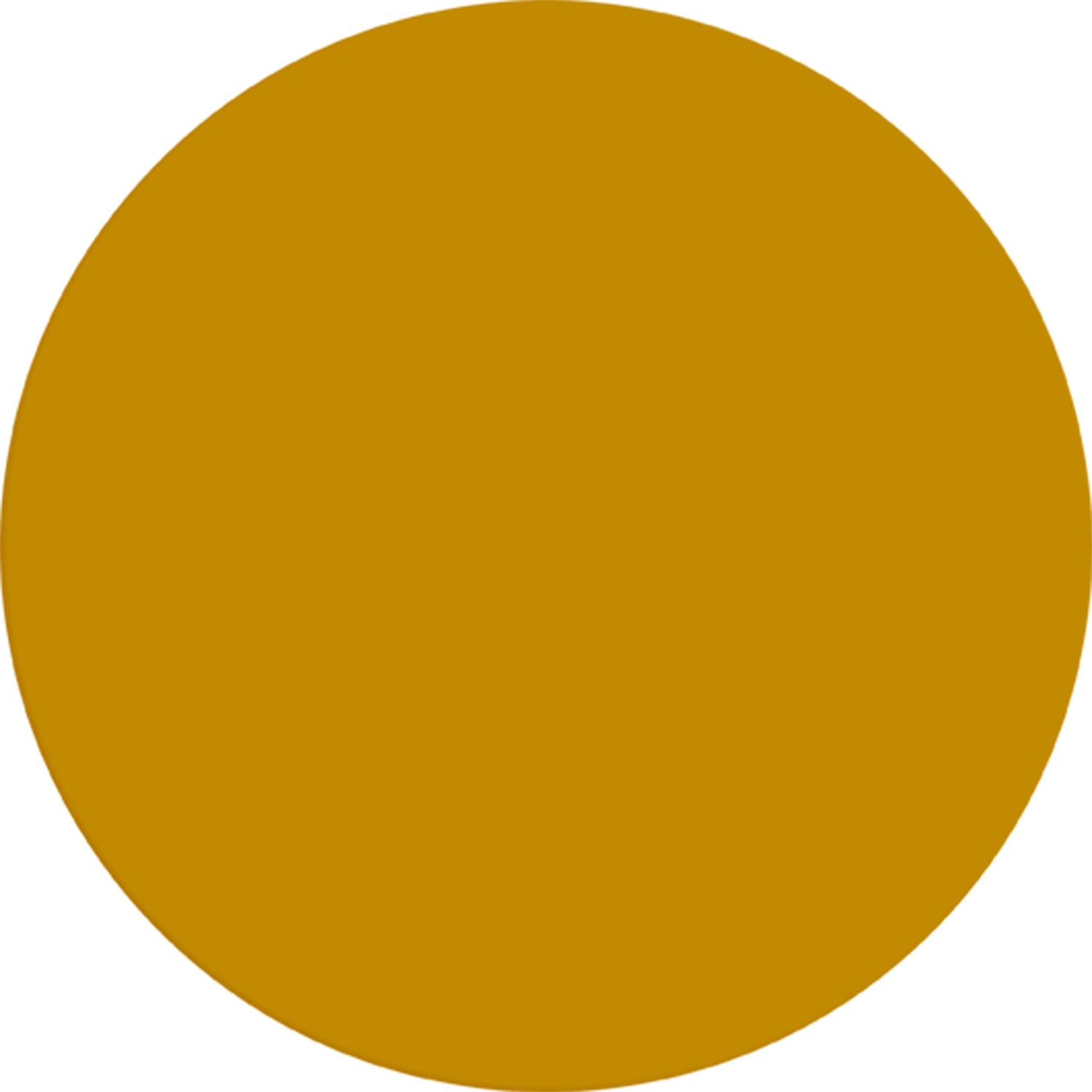 Farbfeld: Alpina Wandfarbe Pure Farben Ockergelb.