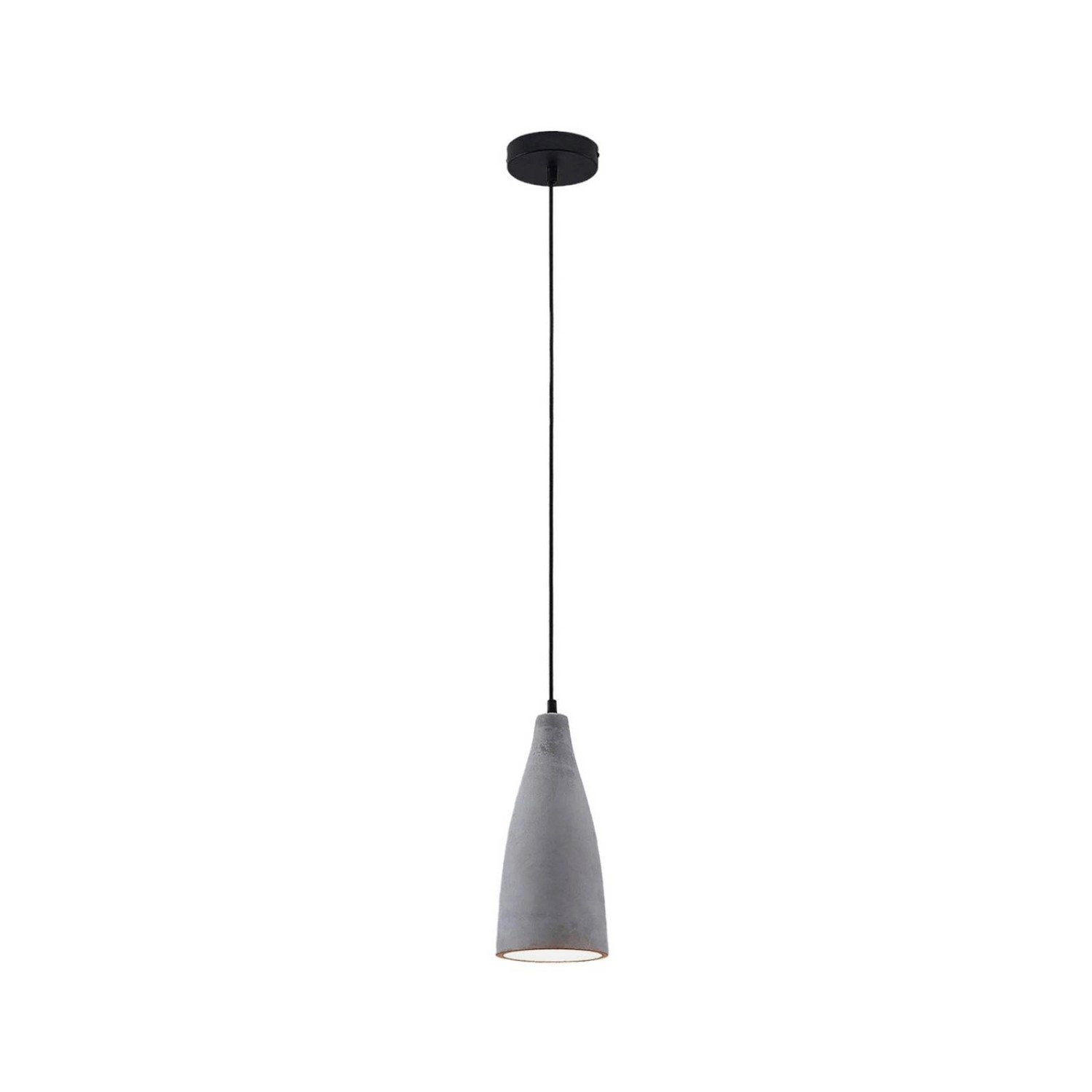 Lindby Beton Pendelleuchte Sanne 9984018 Modern in Alu aus Beton 1-flammig günstig online kaufen