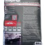 Eufab Halbgarage Gr. L, silberfarbene Autoabdeckung mit Gummizug und Haken zur Befestigung.