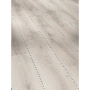 Parador Laminat Trendtime 6, 9 mm, wasserfest, Eiche Askada gekälkt weiß, Holzoptik.