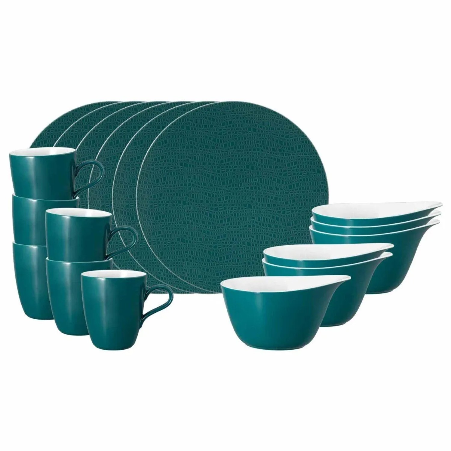 Seltmann Weiden Life Fashion Frühstücks-Set 18-teilig Trendy Petrol
