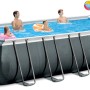Intex Frame Pool Set Ultra Quadra XTR, 975x488x132 cm, mit Badenden.