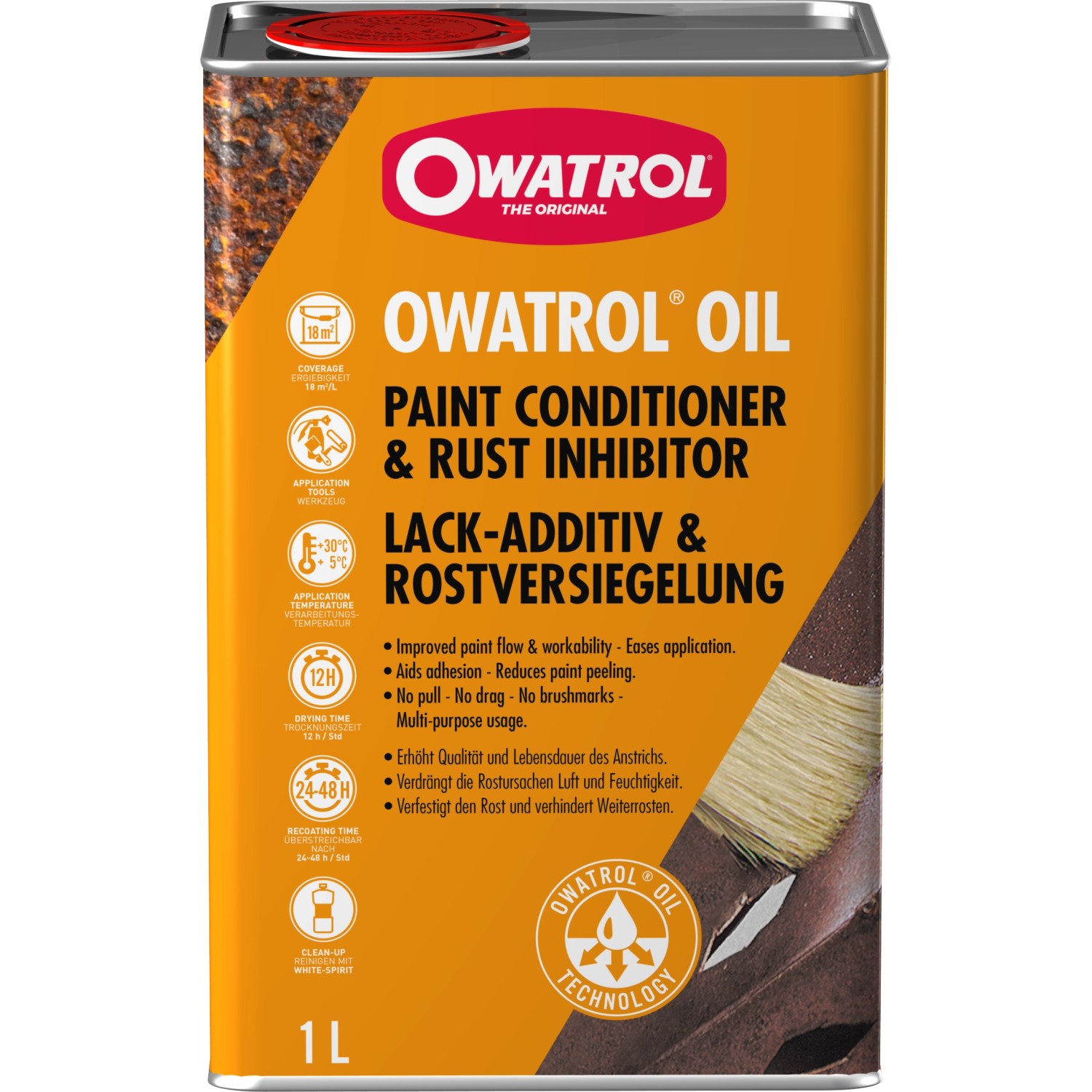 OWATROL OIL Rostschutz Öl Grundierung Auto Kfz Metall 1 l