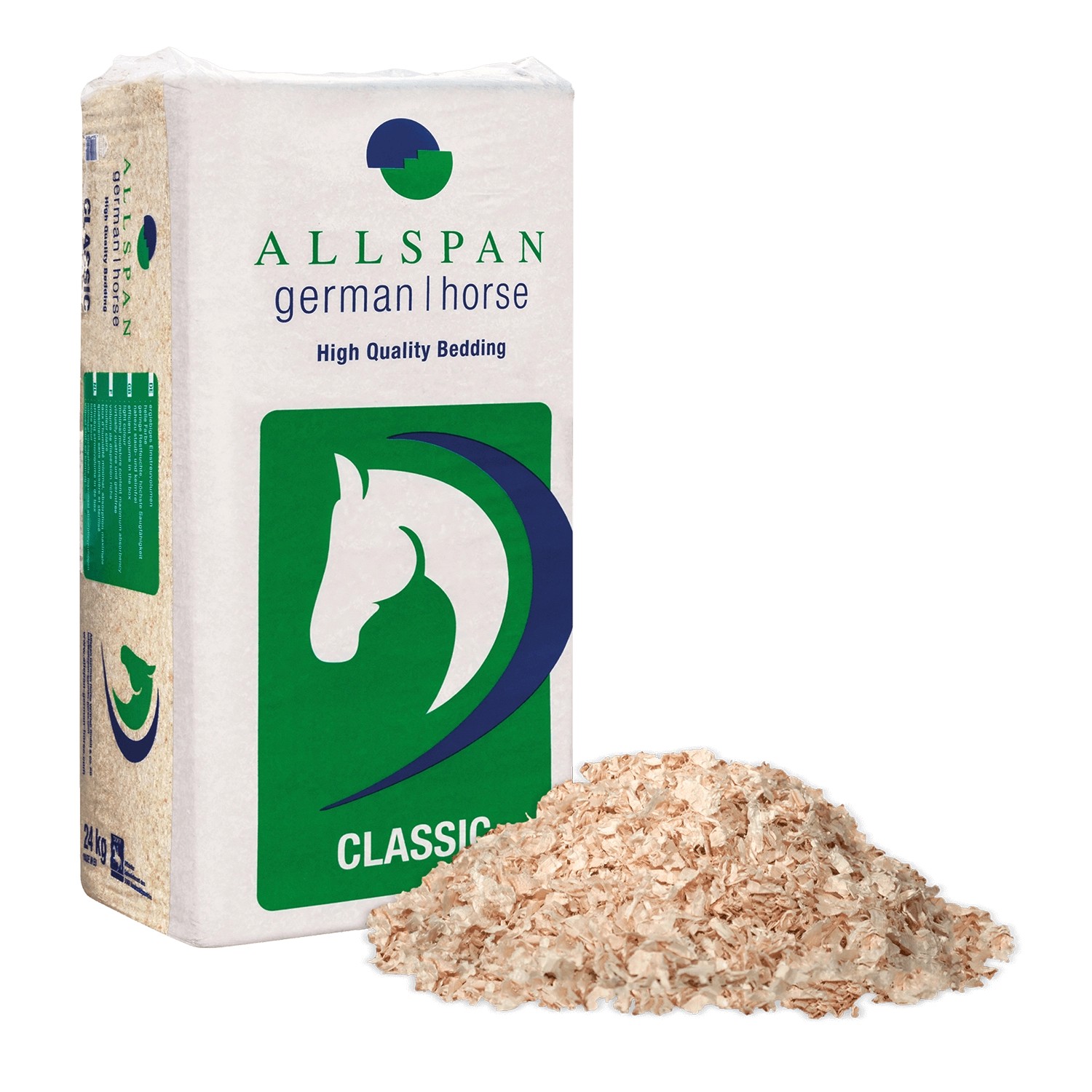 Allspan German Horse Holzspäne Classic 24kg x 15 Ballen 360kg Palette