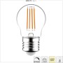 E27 LED-Lampe Filament Globe G45, 4,5W, warmweiß, dimmbar.