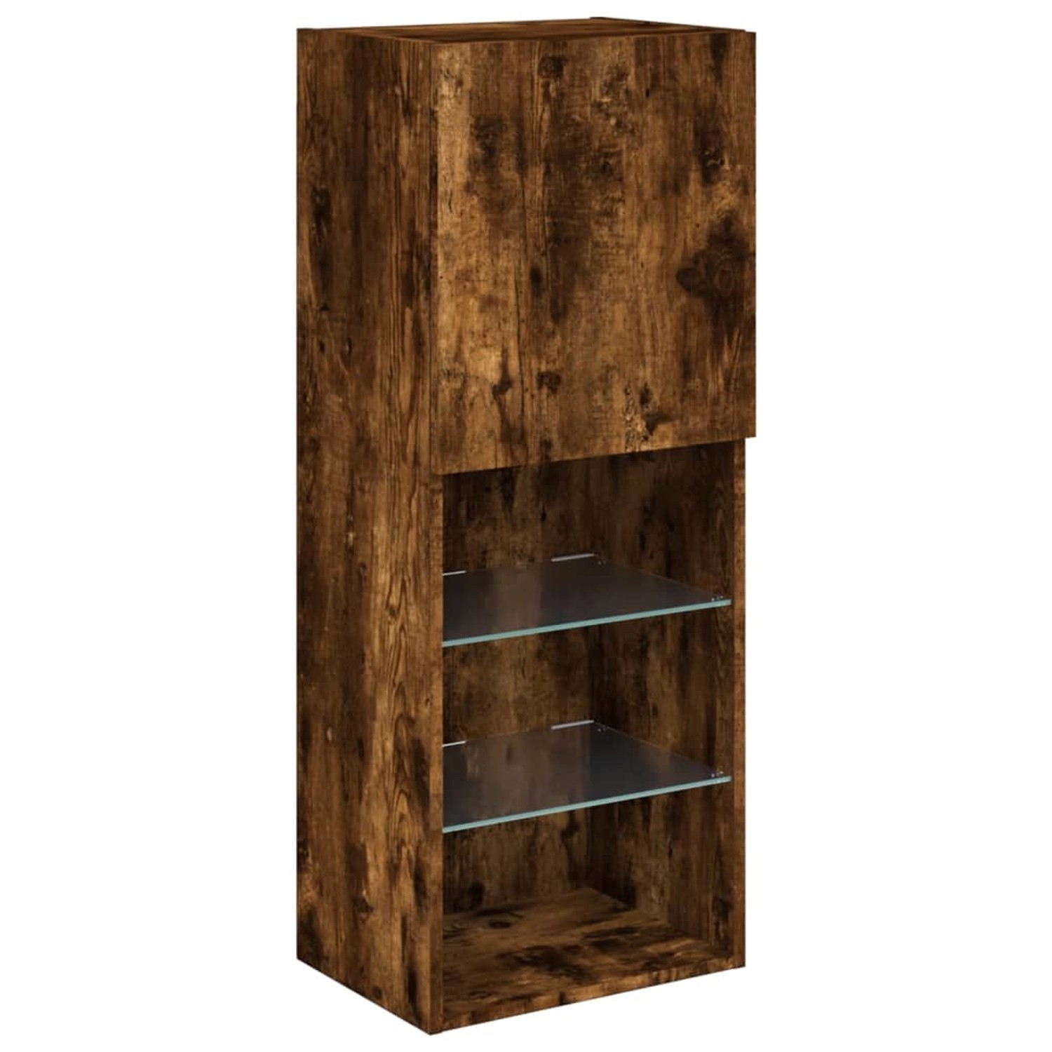 vidaXL TV-Schrank mit LED-Leuchten Räuchereiche 40,5x30x102 cm 837061 günstig online kaufen