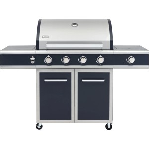Tepro Gasgrill Vancouver mit 4 Brennern, Seitenkocher und Unterschrank.