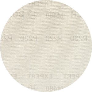 Bosch Expert M480 Netzschleifblatt, Ø 125 mm, K220, 5 Stück, für Exzenterschleifer.