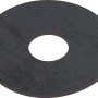 Schwarze Heberglockendichtung (Ø 22 mm x Ø 74 mm) für WC-Spülkästen.