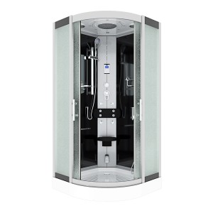 AcquaVapore Duschkabine 100x100 mit Regendusche, Handbrause und Massagedüsen.