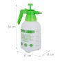 Grüner Relaxdays Drucksprüher aus Kunststoff, 2 Liter, für Garten und Pflanzenpflege.