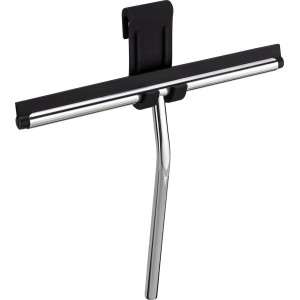 baliv Duschabzieher mit Halterung aus Edelstahl für streifenfreie Duschwände.