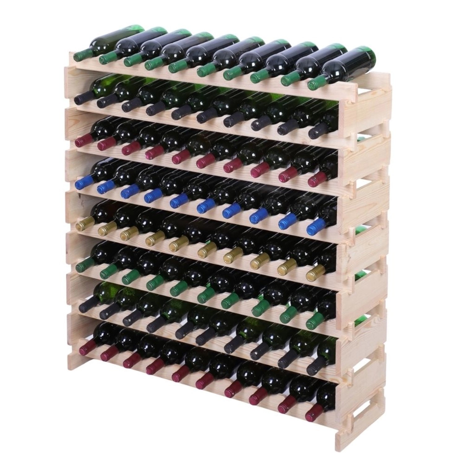 PROREGAL Weinregal VINOTECA FLEX PRO HxBxT 107x103x28cm 80 Flaschen Auf 8 E günstig online kaufen